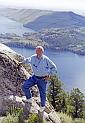 Bob on back country trip in Wyoming.