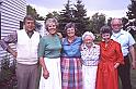 Bob, Lee, Sally, Aunt Sally Blaney, 
Rae & Sam.  Aug 1985.