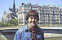 Eric as a student in Paris, 1982.  Rear side of Cathedral Notre Dame.