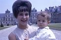 On a Sunday drive from Paris to Chteau de Fontainebleau, 1963.