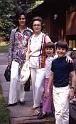 Grandma's visit to home on Fawnwood Drive, Lancaster, c1971.