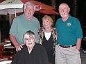 Bob with BHS Classmates, Jim Hogue, Audrey Marston and Suz Lucas 2008.