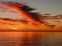 Sunset across Gulf of Mexico.