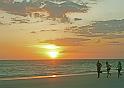 Sunset on Lido Beach, Sarasota.