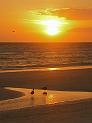 Sunset on Lido Beach, Sarasota.